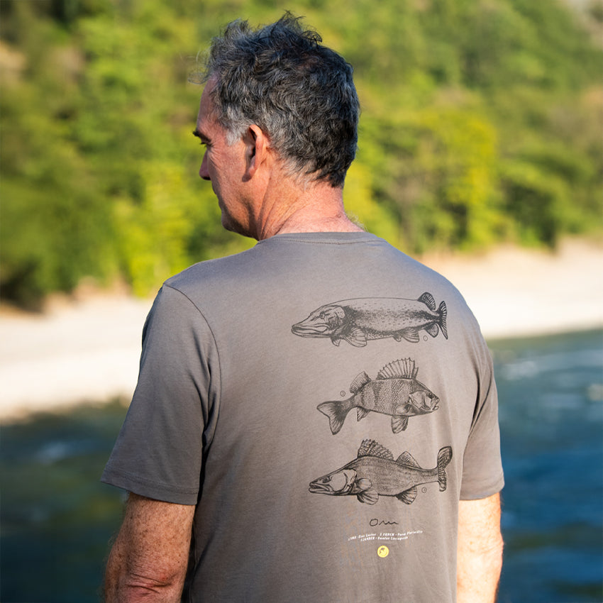 Fish Art Tee - Perch Pike Zander